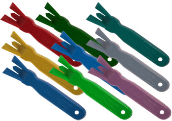 Caulk-Away tool in various colors